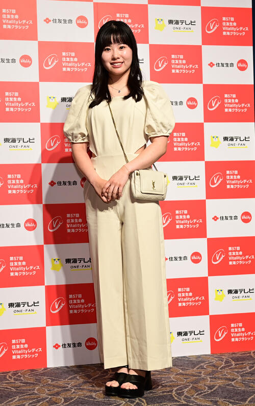 住友生命レディス東海C「前夜祭」　　尾関彩美悠（撮影・森本幸一）