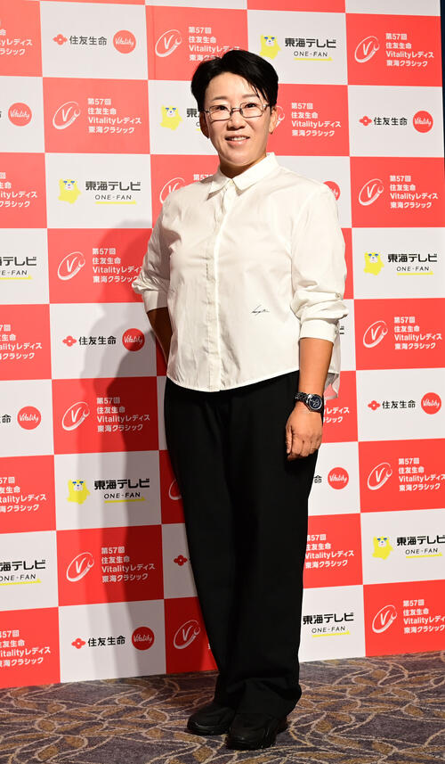 住友生命レディス東海C「前夜祭」　　申ジエ（撮影・森本幸一）