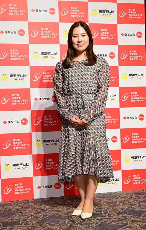 住友生命レディス東海C「前夜祭」　　西村優菜（撮影・森本幸一）