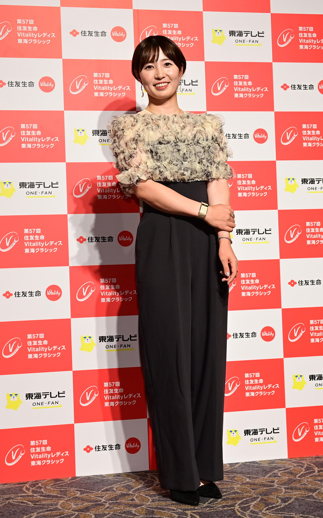 住友生命レディス東海C「前夜祭」　　蛭田みな美（撮影・森本幸一）