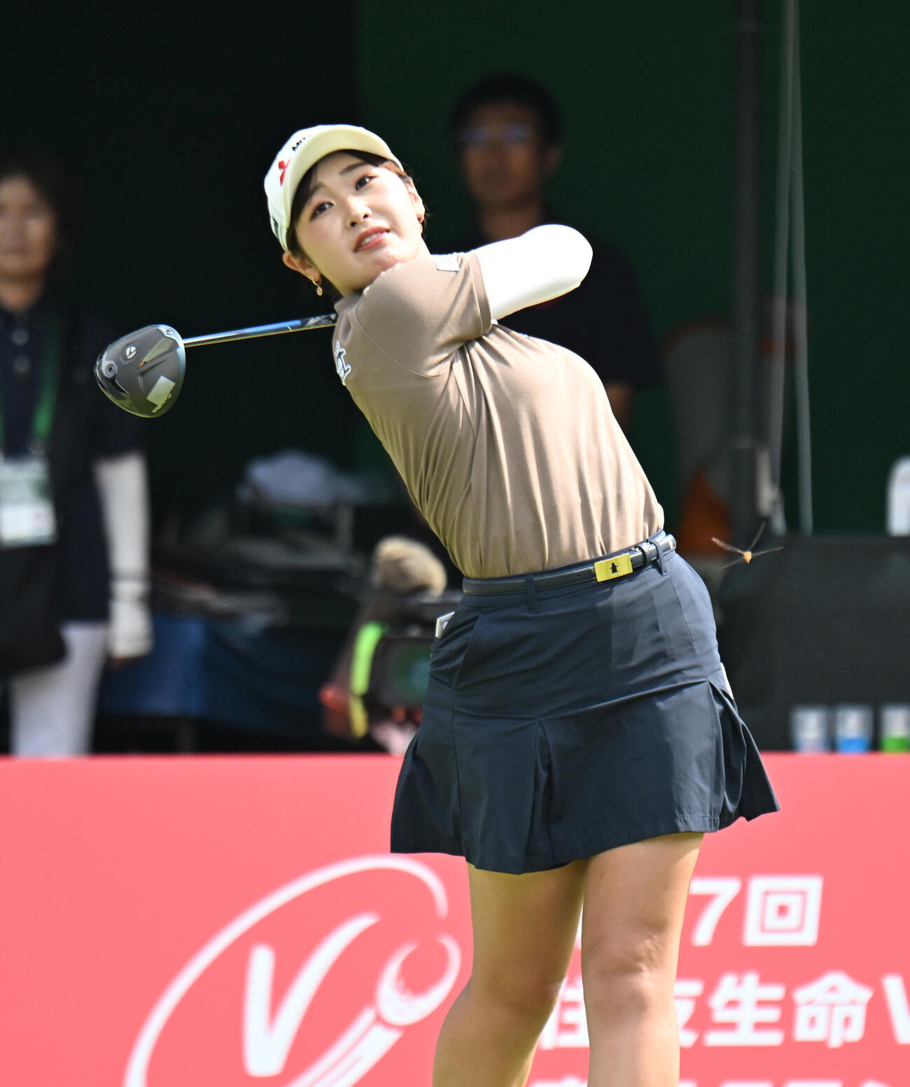 1番、スタートする吉沢柚月（撮影・和賀正仁）