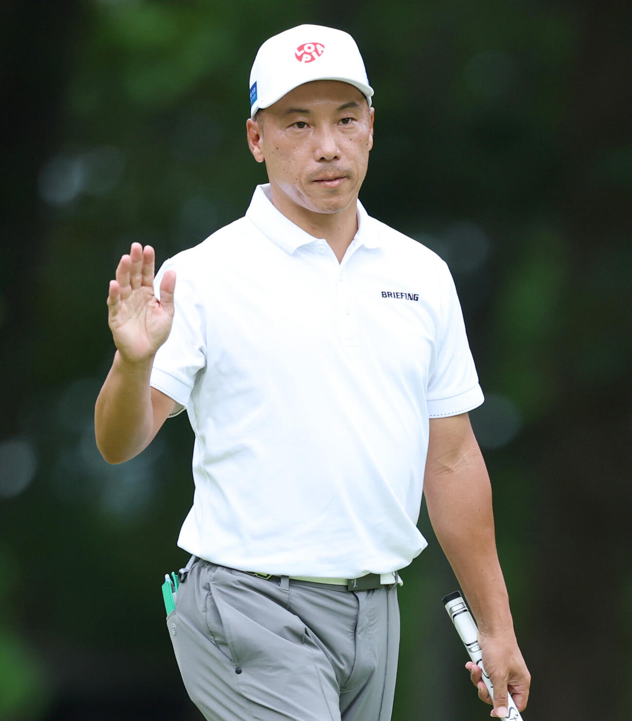 観客の声に応える内藤寛太郎（撮影・増田悦実）