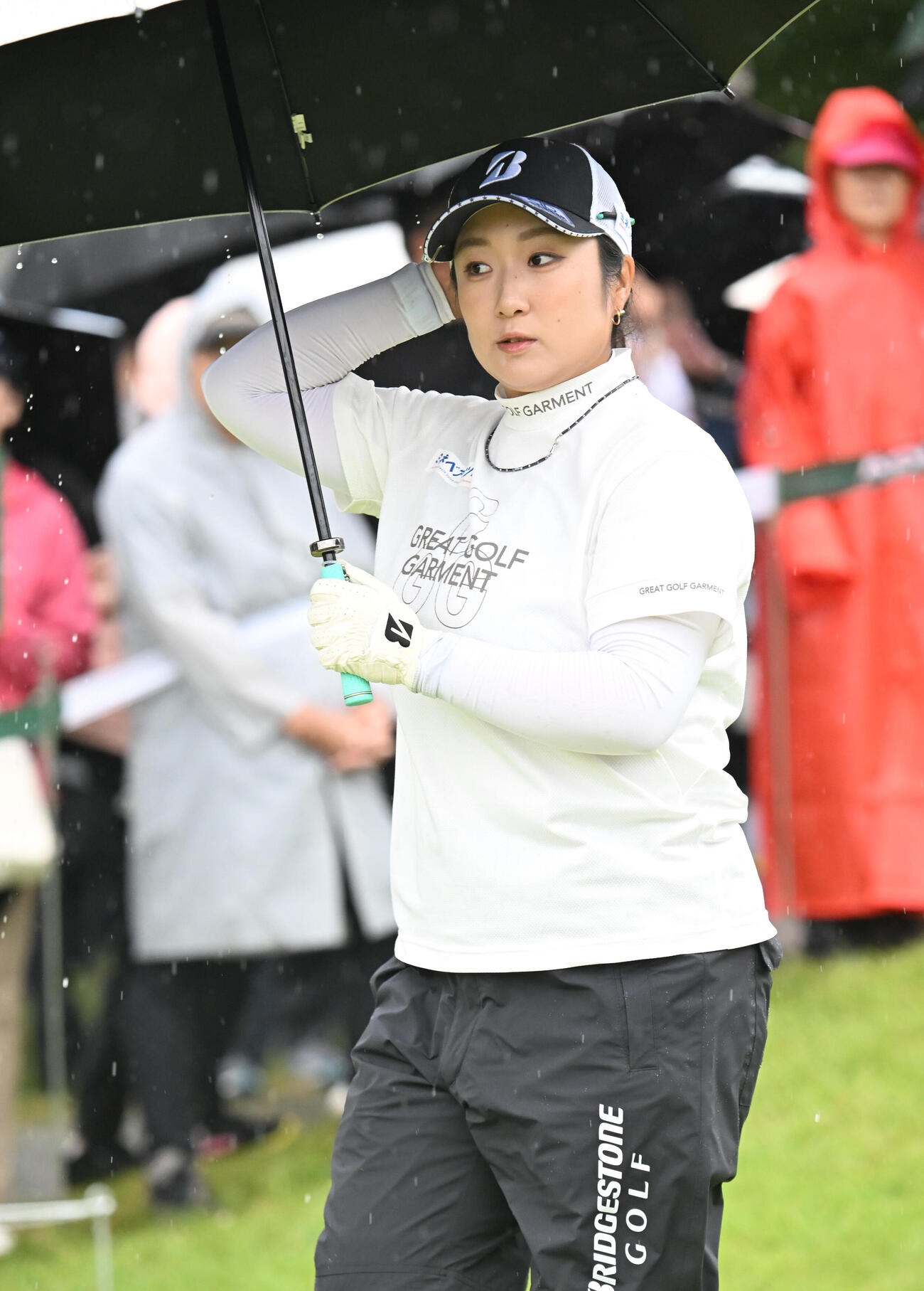 1番、スタートする阿部未悠（撮影・和賀正仁）