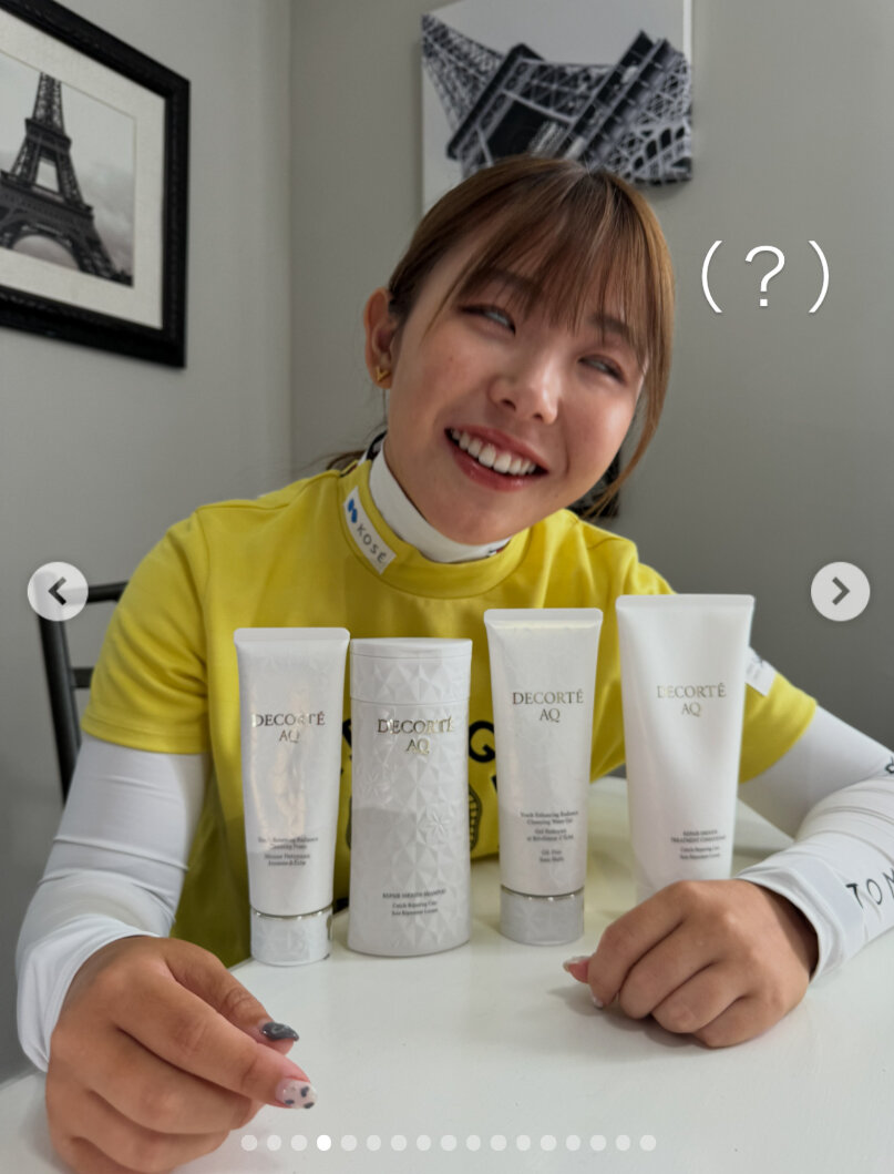 吉田優利のインスタグラムから