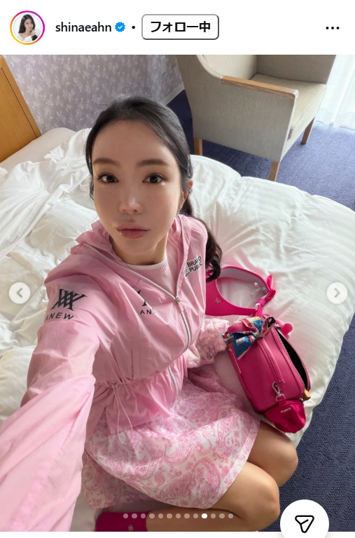アン・シネさんのインスタグラムから