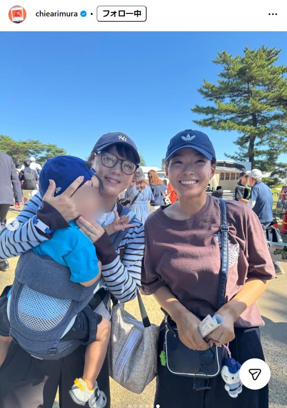 有村智恵のインスタグラムから
