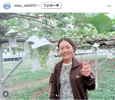 佐藤心結のインスタグラムから