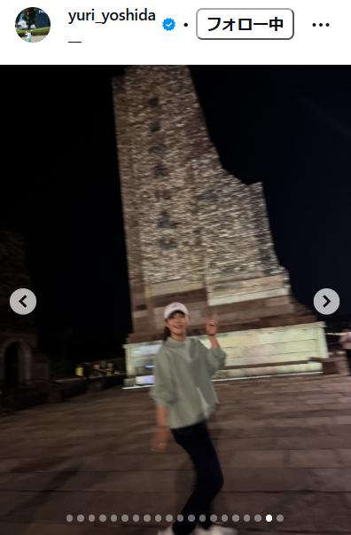 吉田優利のインスタグラムから
