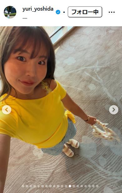 吉田優利のインスタグラムから