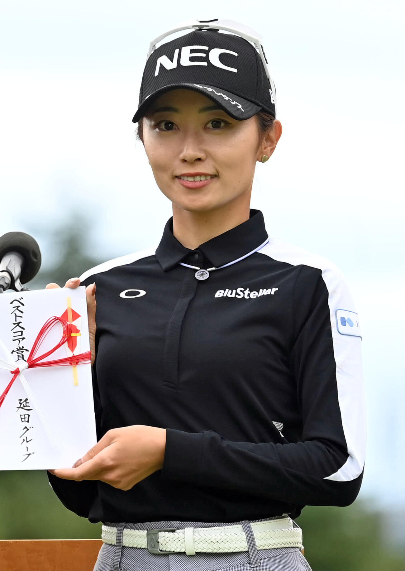 ベストスコア賞を受賞した安田祐香（撮影・石井愛子）