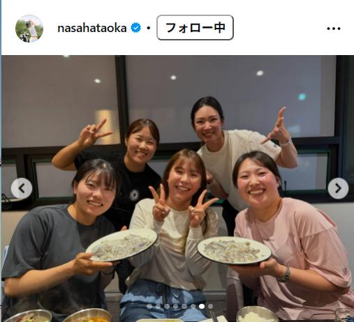 畑岡奈紗のインスタグラムから