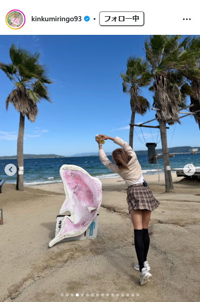 金田久美子のインスタグラムから