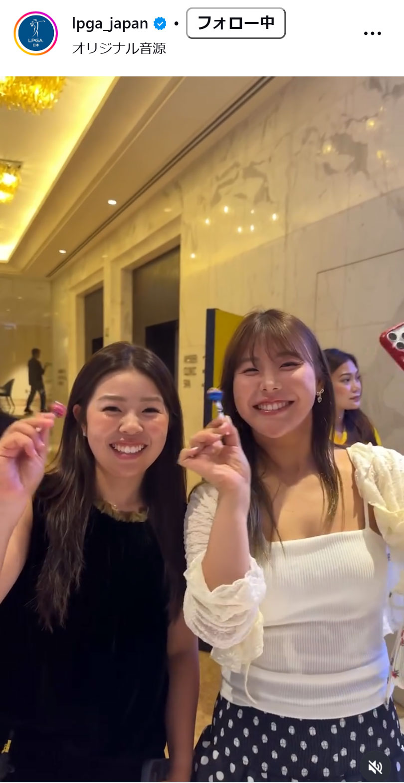 LPGAツアーの日本公式インスタグラムから