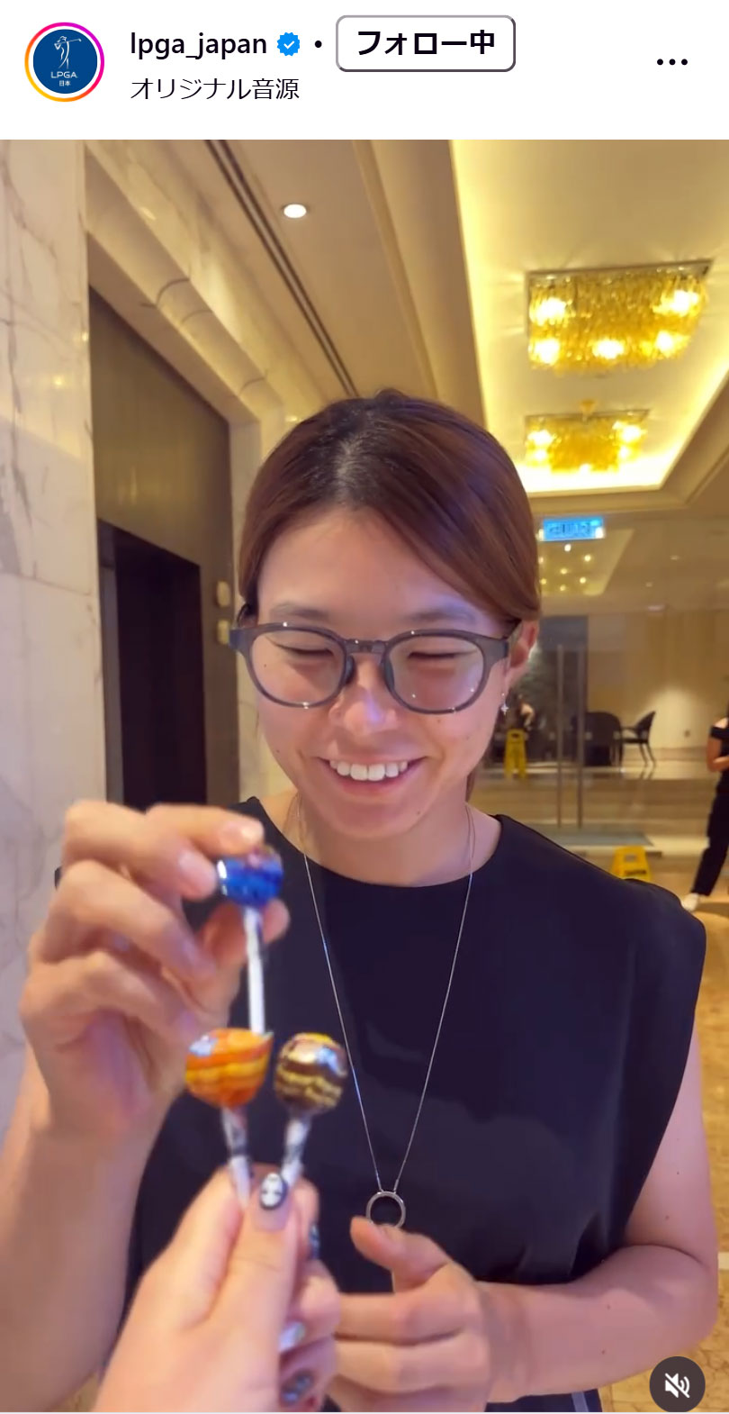 LPGAツアーの日本公式インスタグラムから