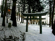 静かに時が流れる姥神峠の頂上