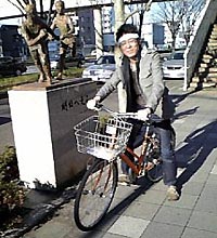 ママチャリで走る花の２区