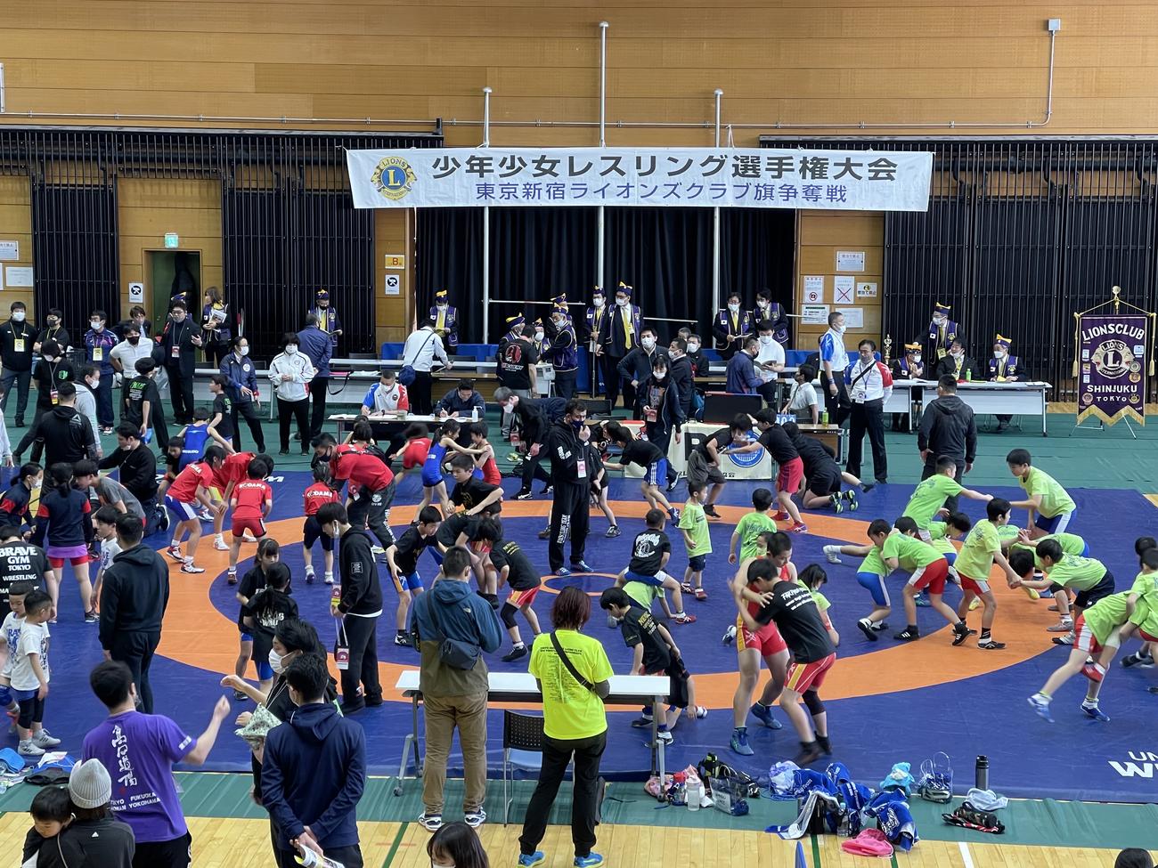昨年開催された第34回東京新宿ライオンズクラブ杯争奪戦の模様