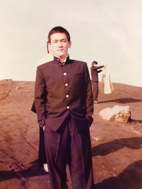 伏見工時代の山本清悟氏（山本清悟氏提供）