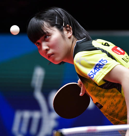 平野美宇（ＡＰ）