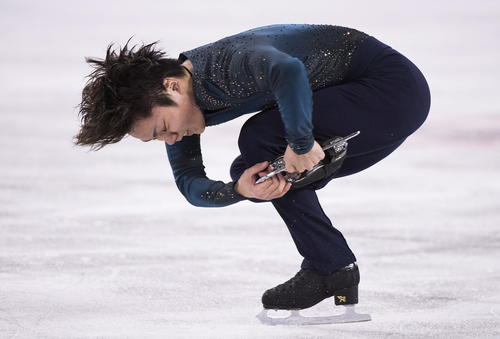 スケートカナダ男子フリー　演技する宇野昌磨（ＡＰ）