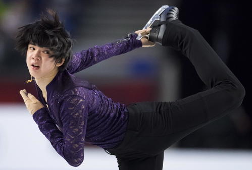 フリーで演技するチャ・ジュンファン(AP)