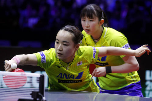 伊藤美誠、早田ひな組（AP）