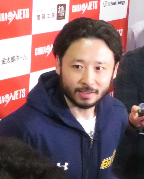 BリーグCS準決勝千葉対栃木　試合後取材に応じる栃木PG田臥勇太（撮影・松熊洋介）