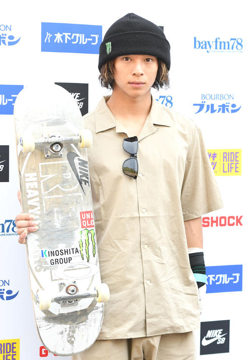 男子パーク準決勝を終えた平野（撮影・山崎安昭）