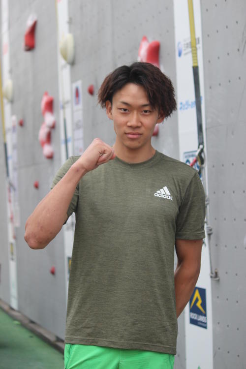 クライミングのスピード競技の国際大会「スピードスターズ2019で日本記録を樹立した緒方良行