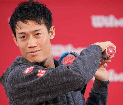 錦織圭（18年11月撮影）