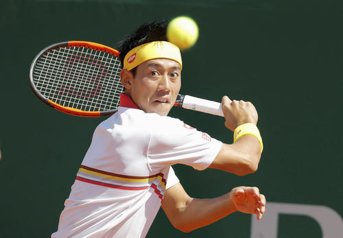 シングルス決勝でラファエル・ナダルと対戦する錦織(ロイター)