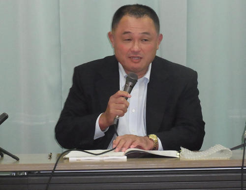 山下泰裕氏（2012年8月16日撮影）