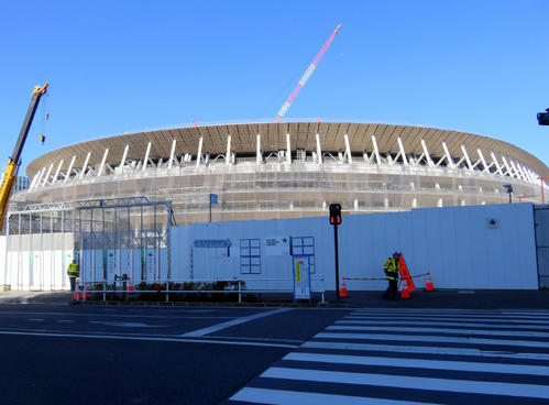 11月に完成する新国立競技場