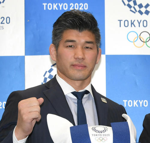 井上康生監督（2019年4月16日撮影）