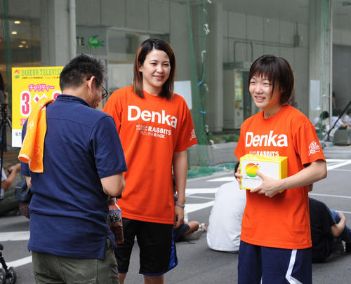 ｂ１新潟の選手らが募金活動 中学生と３ ３対決も バスケットボール 日刊スポーツ