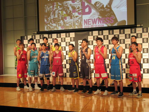 Bリーグ4季目となる19－20シーズンの開幕前会見が行われた（撮影・益田一弘）