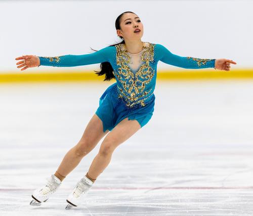 今季初戦を優勝で飾った紀平梨花（共同）