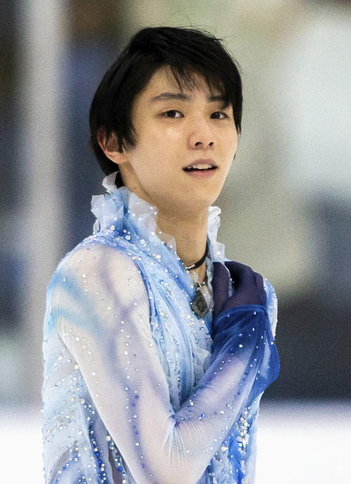 男子SPで演技を終えた羽生結弦（共同）