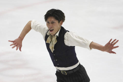 USインターナショナル2019　フリーで演技する田中刑事（AP）
