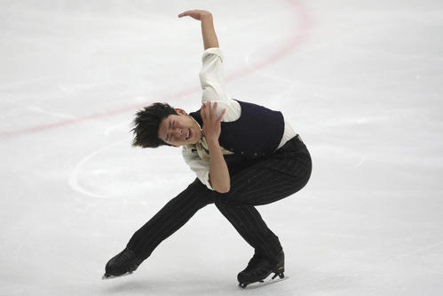 USインターナショナル2019　フリーで演技する田中刑事（AP）