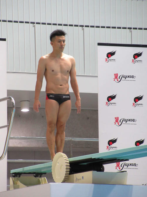 日本選手権3メートル板飛び込みで5年ぶりに優勝した寺内健（撮影・益田一弘）