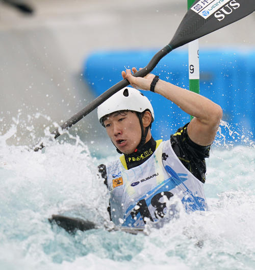 準決勝に進んだ足立和也（共同）