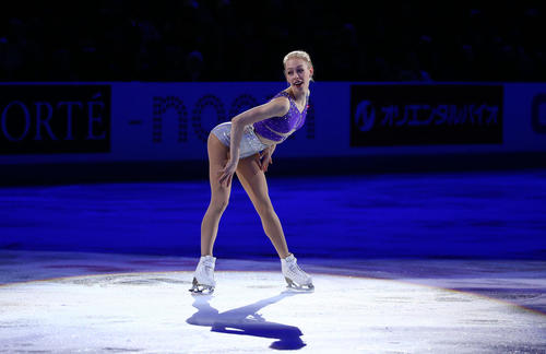 エキシビションで演技するブレイディ・テネル(ロイター=USA TODAY Sports)