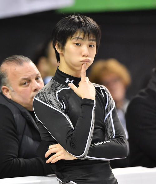 公開練習に参加した羽生結弦（2019年10月25日撮影）