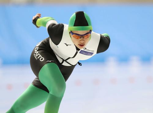 女子5000メートルで優勝したウィリアムソン・レミ（撮影・黒川智章）