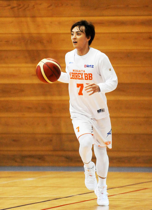 Bリーグ通算2000得点まで、あと11と迫ったPG五十嵐（撮影・斎藤慎一郎）