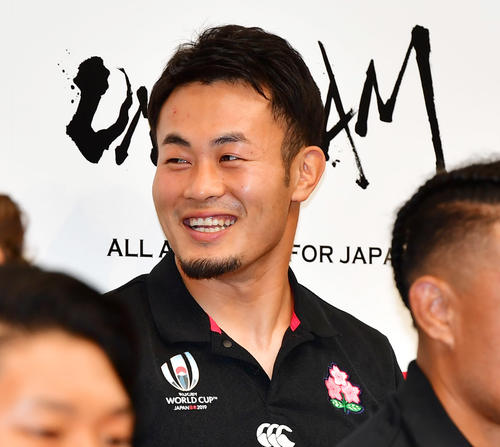 福岡堅樹は五輪出場に意欲（2019年10月21日撮影）
