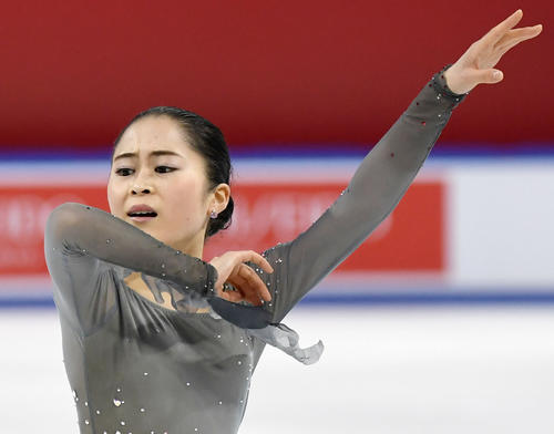 2位に入った宮原知子（共同）