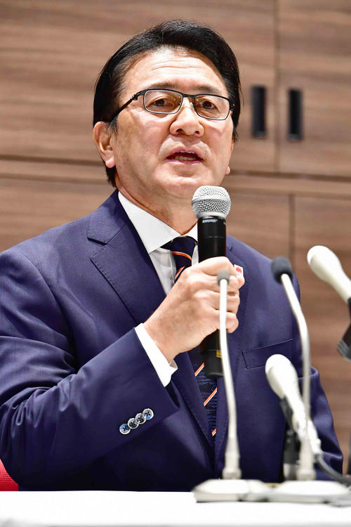 日本陸連の強化委員会マラソン強化戦略プロジェクトリーダー瀬古氏（2019年11月5日撮影）