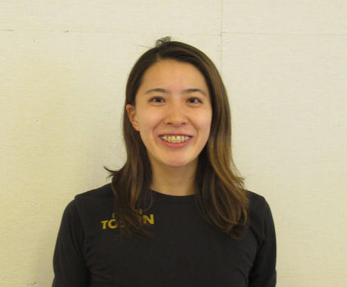 スペイン高地合宿から帰国した競泳女子の大橋悠依（撮影・益田一弘）